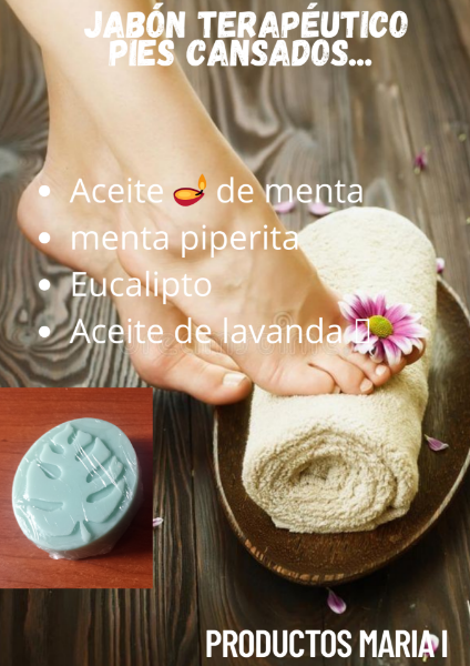 Imagen de Jabón terapéutico  pies cansados 