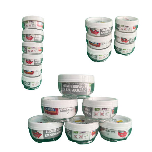 Imagen de Juego de 6 recipientes herméticos para varios usos (Gira y Traba)